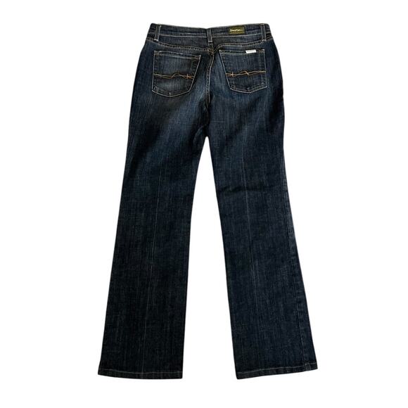 David Kahn Lauren Faded Black Denim Jeans Stretch Bootcut Women’s Size 8 - Picture 5 of 9